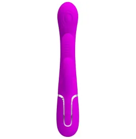 PRETTY LOVE - SHANIA TRIPLE RABBIT VIBRATOR MULTIFUNCTION PINK