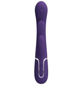 PRETTY LOVE - SHANIA TRIPLE RABBIT VIBRATOR MULTIFUNCTION PURPLE