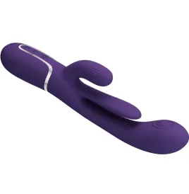 PRETTY LOVE - SHANIA TRIPLE RABBIT VIBRATOR MULTIFUNCTION PURPLE