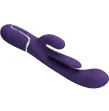 PRETTY LOVE - SHANIA TRIPLE RABBIT VIBRATOR MULTIFUNCTION PURPLE