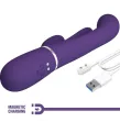 PRETTY LOVE - SHANIA TRIPLE RABBIT VIBRATOR MULTIFUNKTIONS-LILA PRETTY LOVE - SHANIA TRIPLE RABBIT VIBRATOR MULTIFUNKTIONS-LILA