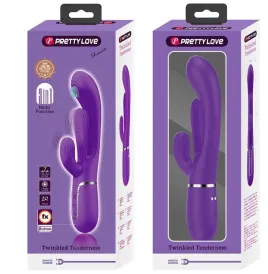 PRETTY LOVE - SHANIA TRIPLE RABBIT VIBRATOR MULTIFUNCTION PURPLE