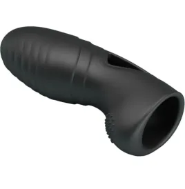PRETTY LOVE - ALAN SILICONE FINGER VIBRATOR BLACK