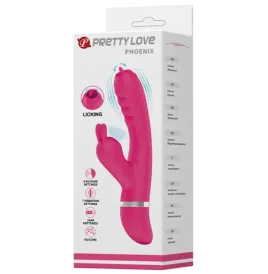 PRETTY LOVE - PHOENIX MULTIFUNKTIONS-KANINCHENVIBRATOR ROSA