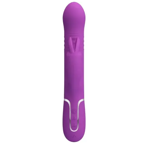 PRETTY LOVE - COALE 4 IN 1 MULTIFUNCTION RABBIT VIBRATOR PURPLE