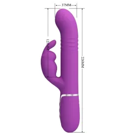 PRETTY LOVE - COALE 4 IN 1 MULTIFUNKTIONS-RABBIT-VIBRATOR LILA
