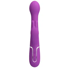 PRETTY LOVE - DEJON 3 IN 1 MULTIFUNKTIONS-RABBIT-VIBRATOR LILA