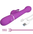 PRETTY LOVE - DEJON VIBRADOR RABBIT MULTIFUNCIÓN 3 EN 1 MORADO PRETTY LOVE - DEJON VIBRADOR RABBIT MULTIFUNCIÓN 3 EN 1 MORADO