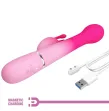 PRETTY LOVE - VIBRATEUR LAPIN MULTIFONCTION 3 EN 1 DEJON ROSE PRETTY LOVE - VIBRATEUR LAPIN MULTIFONCTION 3 EN 1 DEJON ROSE