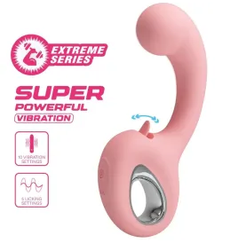 PRETTY LOVE - VIBRATEUR POINT G STIMULATEUR DE CLITORIS ERYNNYES 10 VIBRATIONS ROSE