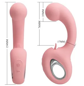 PRETTY LOVE - ERYNNYES G-SPOT VIBRATOR CLITORIS STIMULATOR 10 VIBRATIONS PINK