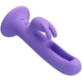 PRETTY LOVE - VIBRATEUR LAPIN KILLMOULIS 12 MODES DE VIBRATION VIOLET