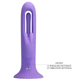 PRETTY LOVE - VIBRATEUR LAPIN KILLMOULIS 12 MODES DE VIBRATION VIOLET