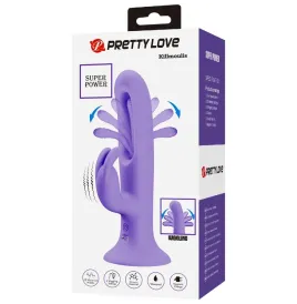 PRETTY LOVE - VIBRATEUR LAPIN KILLMOULIS 12 MODES DE VIBRATION VIOLET