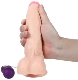 SHEQU - Gode vibrateur Holy Dragon avec télécommande 20,5 cm