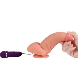 SHEQU - RED EAGLE VIBRATORDILDO MIT FERNBEDIENUNG 17 CM