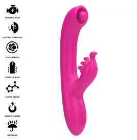 INTENSE - CHRISTINA VIBRATEUR LAPIN MULTIFONCTION 22,5 CM ROSE
