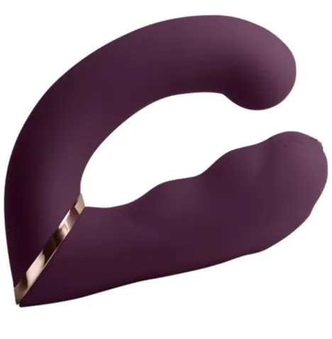 ROCKS-OFF - GEMINI DUAL VIBRATOR G-SPOT KLITORIS STIMULATOR LILA