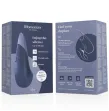 WOMANIZER - VIBE LAY-ON VIBRATEUR SILENCIEUX BLEU FONCÉ