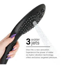 WOMANIZER - POMMEAU DE DOUCHE STIMULANT CLITORIAL WAVE NOIR