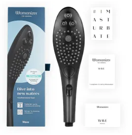 WOMANIZER - WAVE KLITORALSTIMULIERENDER DUSCHKOPF SCHWARZ