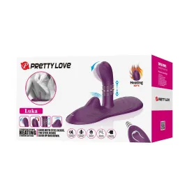 PRETTY LOVE - LUKA SIT-DOWN VIBRATOR WITH HEAT EFFECT AND REMOTE CONTROL