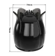 PRETTY LOVE - SECRET GARDEN BLACK MASSAGE HEAD PRETTY LOVE - SECRET GARDEN BLACK MASSAGE HEAD