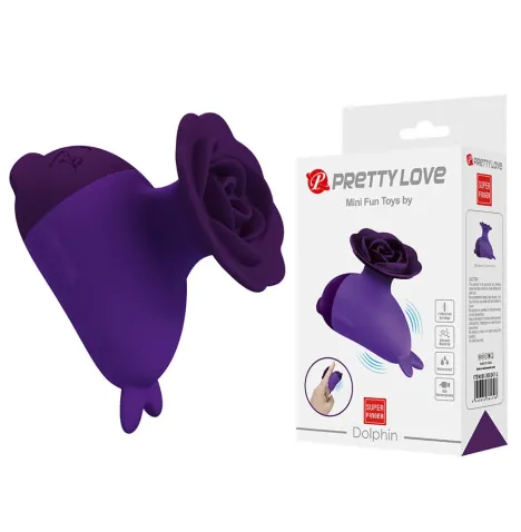PRETTY LOVE - DOLPHIN MINI VIBRATOR WITH CLIP