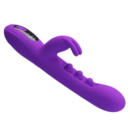 PRETTY LOVE - SABIEN RABBIT VIBRATOR MIT KLOPFSTIMULATION UND LILA LED