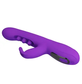 PRETTY LOVE - VIBRATORE A CONIGLIO SABIEN CON STIMOLAZIONE A PERCUSSIONE E LED VIOLA