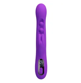 PRETTY LOVE - SABIEN RABBIT VIBRATOR MIT KLOPFSTIMULATION UND LILA LED
