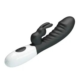 PRETTY LOVE - VIBRATORE A CONIGLIO NAUGHTY BUNNY CON 30 FUNZIONI NERO