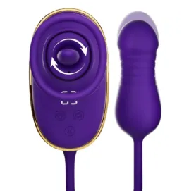 SHE.E.O - SUCCIONADOR DE CLÍTORIS CON EFECTO LICKING Y ESTIMULADOR ANAL MORADO