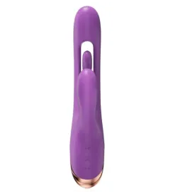 SHE.E.O - VIBRATEUR POINT G LAPIN AVEC MOUVEMENT NUMÉRIQUE VIOLET