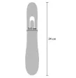 SHE.E.O - RABBIT G-SPOT VIBRATOR WITH DIGITAL MOVEMENT PURPLE SHE.E.O - RABBIT G-SPOT VIBRATOR WITH DIGITAL MOVEMENT PURPLE