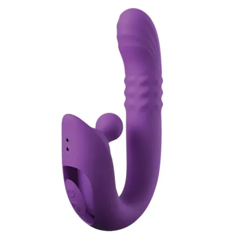 FANTASY FOR HER - HARMONI PRO VIBROMASSEUR LAPIN VIOLET POUR POINT G ET CLITORIAL