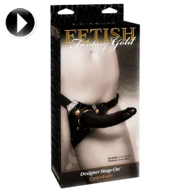 FETISH FANTASY GOLD - DESIGNER STRAP-ON