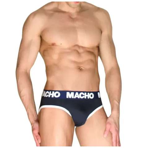 MACHO - MCH008 NAVY BLUE CLASSIC SLIP M