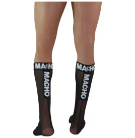 MACHO - CHAUSSETTES FINES TAILLE UNIQUE NOIRES