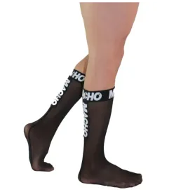 MACHO - THIN SOCKS ONE SIZE BLACK