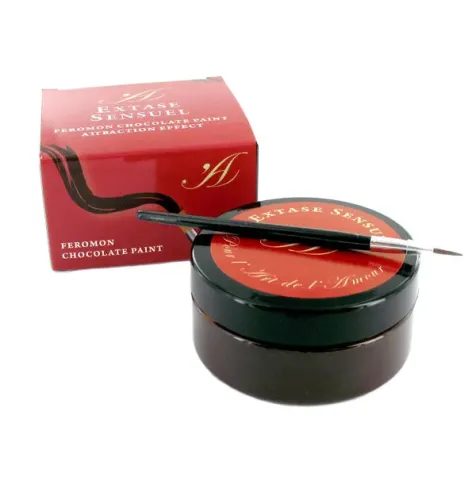 EXTASE SENSUAL - PEINTURE CORPORELLE AU CHOCOLAT AVEC EFFET DATTRACTION 50 ML