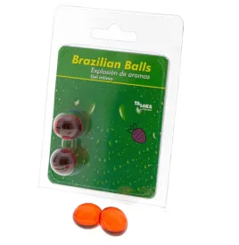 TALOKA - 2 PALLINE BRASILIANE GEL INTIMO ALLA FRAGOLA