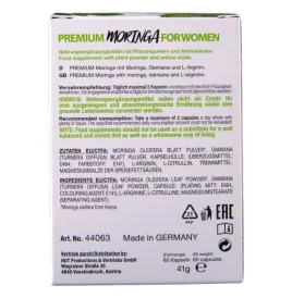 HOT - MORINGA WOMEN CAPS WOMAN 60 UNITS