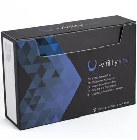 500 COSMETICS - U-VIRILITY LUBE GLEITMITTEL MIT KÄLTEFFEKT 10 X 5 ML