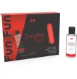 INTT RELEASES - DOUBLE FUN KIT CON BALA VIBRADORA Y GEL DE MASAJE FRESA INTT RELEASES - DOUBLE FUN KIT CON BALA VIBRADORA Y GEL DE MASAJE FRESA