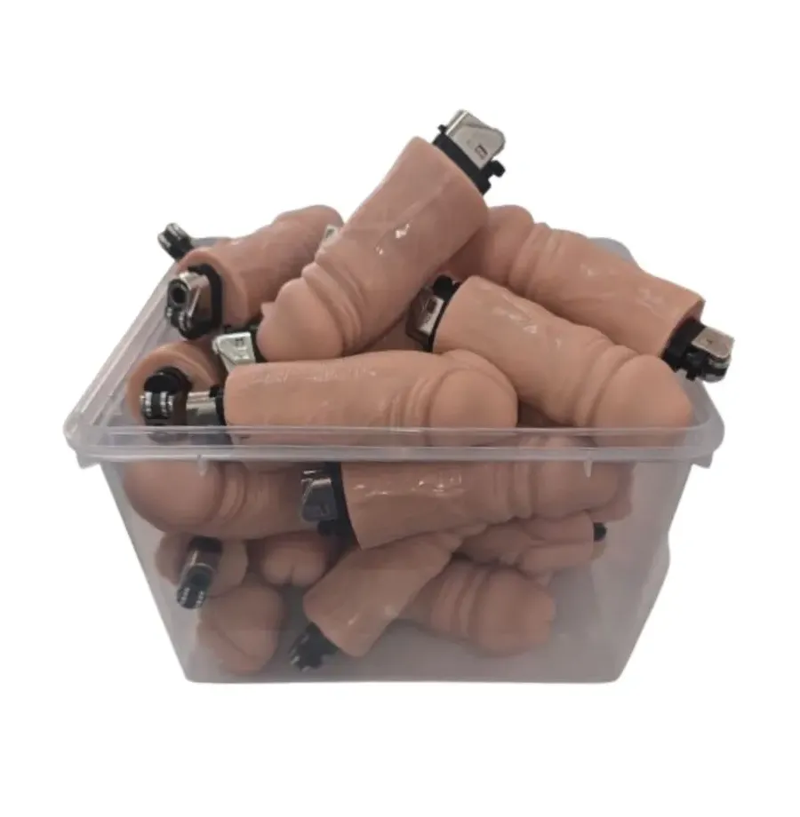 DIABLO PICANTE - JAR OF 30 MEAT PENIS LIGHTERS DIABLO PICANTE - JAR OF 30 MEAT PENIS LIGHTERS