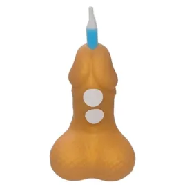 DIABLO PICANTE - PENIS BIRTHDAY NUMBER CANDLE GOLDEN