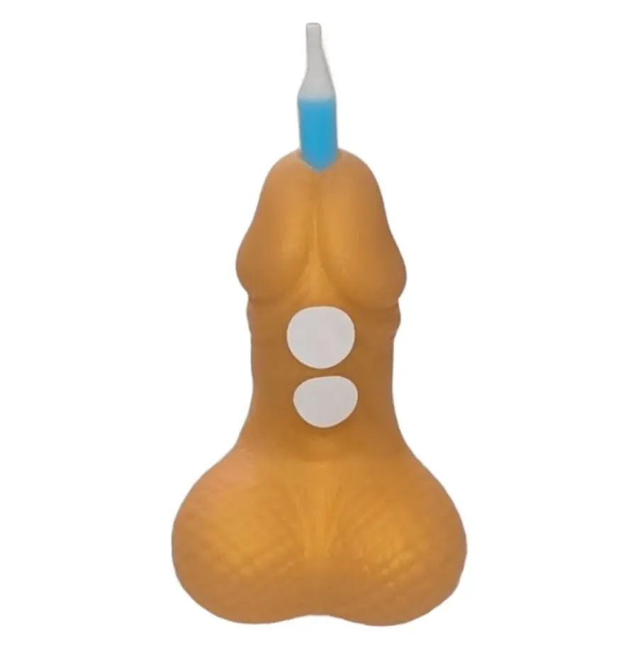 DIABLO PICANTE - PENE VELA NÚMERO CUMPLEAÑOS DORADO DIABLO PICANTE - PENE VELA NÚMERO CUMPLEAÑOS DORADO