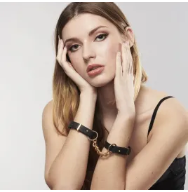 BIJOUX INDISCRETS - MENOTTES BRACELETS NOIR