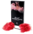 GIOCO SEGRETO - MANETTE MARABOU ROSSO GIOCO SEGRETO - MANETTE MARABOU ROSSO